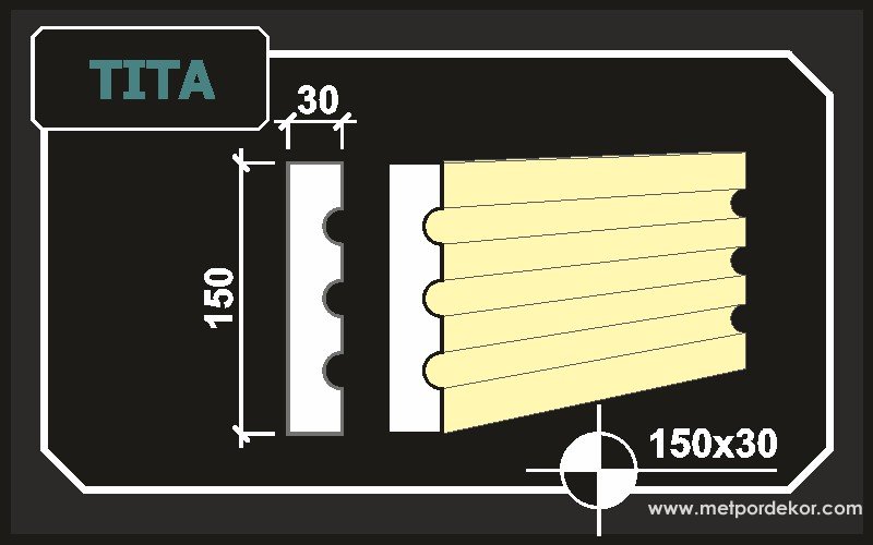 tita söve 15cm x 3cm