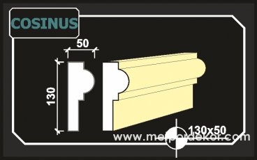 cosinüs söve 13cm x 5cm